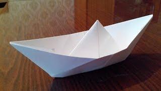 Как сделать кораблик оригами ️ origami boat