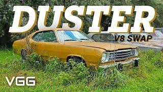 Slant 6 To V8 Engine Swap! Duster gets a 1 of a kind engine!