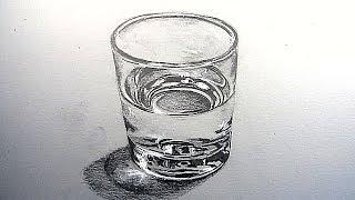 How to Draw a Glass of Water