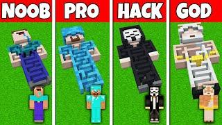 Minecraft Battle: NOOB vs PRO vs HACKER vs GOD! Skin Statue Maze BUILD BATTLE CHALLENGE in Minecraft