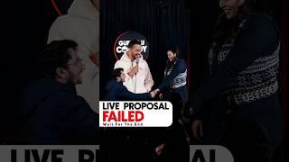 Live Proposal Failed In The Comedy Show | Vikas Kush Sharma | Standup Comedy Crowd Work #shorts