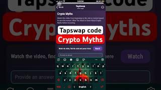 Crypto Myths | Tapswap code || tapswap code Crypto Myths #tapswapcode #crypto #tapswapcode