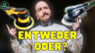 MIRKA DEROS oder FESTOOL ETS 150? DAS ist das beste SCHLEIFGERÄT (für Einsteiger)! | Jonas Winkler