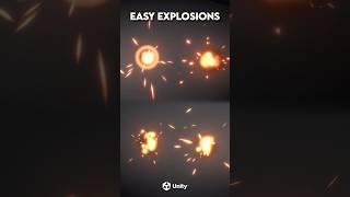 Quick Explosions in Unity! #unity #gamedev #vfx #gaming