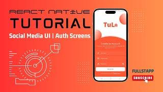 Master React Native With Social Media UI | Login & Signup Screens