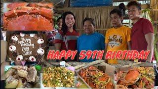 59TH BIRTHDAY CELEBRTION OF PAPA CARLO l FAMILY BONDING