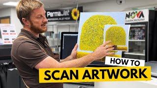 How to scan your art for print | WideTEK scanner & Canon PRO-2600 printer