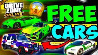 How To Get CARS In Drive Zone Online For FREE! (2024 Glitch)