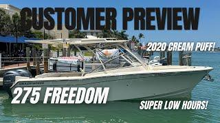 Pristine Low-Hour 2020 Grady White 275 Freedom for Sale! | Cannons Marina, Longboat Key, FL
