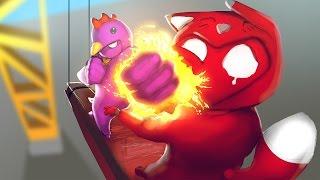 ПАДЕНИЕ С 100 КИЛОМЕТРОВОЙ ВЫСОТЫ! УГАР В GANG BEASTS! (QUANTUM, МИХАКЕР, HELLDOOR)