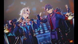 【Genshin Impact MMD／4K／60FPS】Neuvillette × Wriothesley【Love Me If You Can】