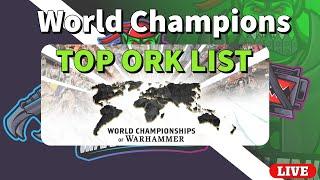 Top Orks at World Championship Preview