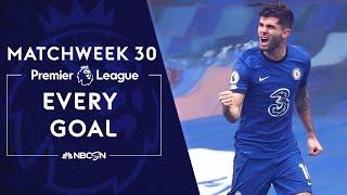 Every Premier League goal from Matchweek 30 (2020-2021) | NBC Sports