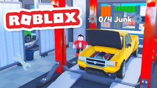 Building My Own MECHANIC GARAGE in Roblox Car Repair Simulator