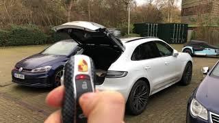 Porsche Macan - Electric Tailgate Closing function from Remote (Key Fob).