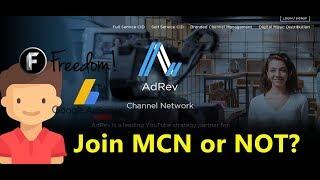 Did i Join MCN Adrev, Freedom, Scalelab or Not? | Youtube Partner Networks