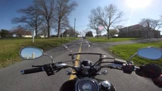 2007 Yamaha V star 1100 Test Drive Review