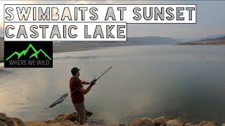 SWIMBAITS AT SUNSET - Castaic Lake Fishing