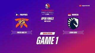 Team Liquid ID vs Fnatic ONIC PH GAME 1 Snapdragon Pro Series Season 6 | TLID VS FNOP ESPORTSTV