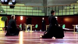 Iaido EM 2010 (EIC) team competition - Semi final: Sweden vs Belgium