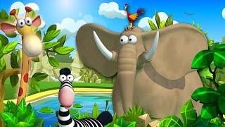 Gazoon | The Lake Monster | Jungle Book Stories Funny Animal Cartoons For Children | Hooplakidz TV