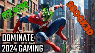 Ryzen 7 9800X3D DOMINATE the Gaming World in 2024 | Spiderman Miles Morales | RTX 4090