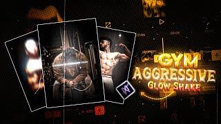 How To Do Gym Aggressive Glow Shake Like Ae ..Capcut..!! Tutorial