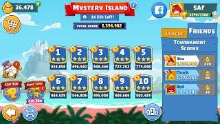 Angry Birds Friends. Mystery Island (19.09.2024). All levels 3 stars. Passage from Sergey Fetisov