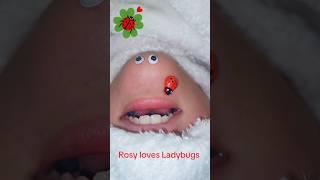 Rosy loves Ladybugs  #youtubeshorts