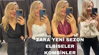 ZARA YENİ SEZON ELBİSE VE KOMBİNLER!  YILBAŞI İÇİN DENEMELİ ALIŞVERİŞ! Vlog 4