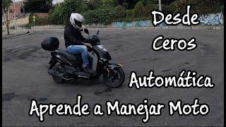 Aprende a Manejar una Moto Automática Desde Cero