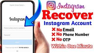 How to Recover Instagram Account Without Email and Phone Number | Instagram Account Recover Kare