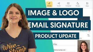 Add image and logo to email signature (+ easy design options)