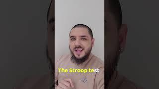 The Stroop Test  #youtubeshort #challenge #memes