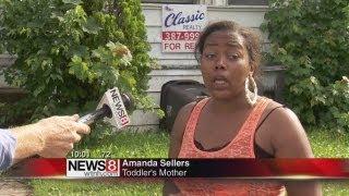 PD: nude toddler found wandering street