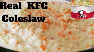 Perfect KFC Coleslaw Recipe// Make Your Own: KFC Coleslaw