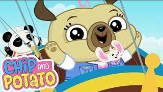 Fun Fairground Day With Chip and Nico | Chip & Potato | Cartoons for Kids | WildBrain Zoo