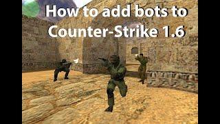 How to add bots to Counter-Strike 1.6