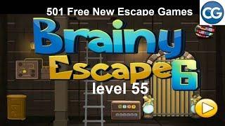 [Walkthrough] 501 Free New Escape Games level 55 - Brainy Escape 6 - Complete Game