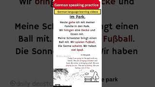 Simple German A1 listening practice