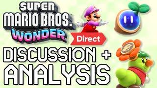 Super Mario Bros Wonder Direct Discussion and Analysis!