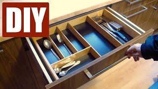 How to make a SIMPLE silverware tray - #DIY