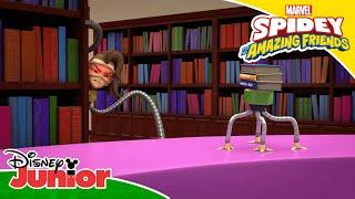 The Case of the Burgling Book Bandit  | Spidey and His Amazing Friends ️ | Disney Junior MENA