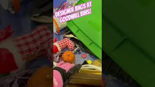 #goodwilloutlet #goodwillbins #thriftwithme Purse Bins Galore! Thrifting Bags In Portland Bins!