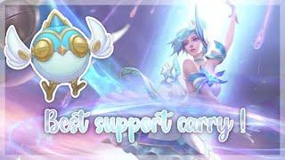 ꒰ Carrying with a «troll pick» ! 🩵 — Star Guardian Orianna Gameplay — Wild Rift ꒱