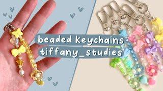 how to make cute beaded keychains!! | tutorial | tiffany_studies