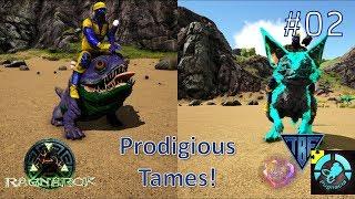 Pugnacia Parados Ragnarok #02!  Prodigious Tames!  Ark Survival Evolved Modded Playthrough