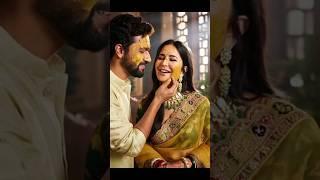 Cute Jodi  katreena kaif  Vicky Kaushal  Haldi celebration pictures