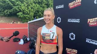 Jessica Hull After 1:58.69 800m Win At Portland Track Fest, Shares Race Plans With GST LA Canceled