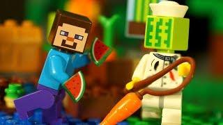 Майнкрафт ФЕРМА для ЛЕГО НУБика LEGO Minecraft